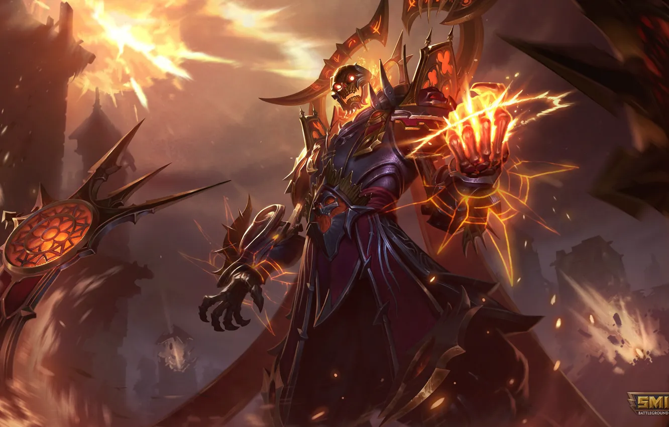 Фото обои монстр, демон, Smite, Olorun