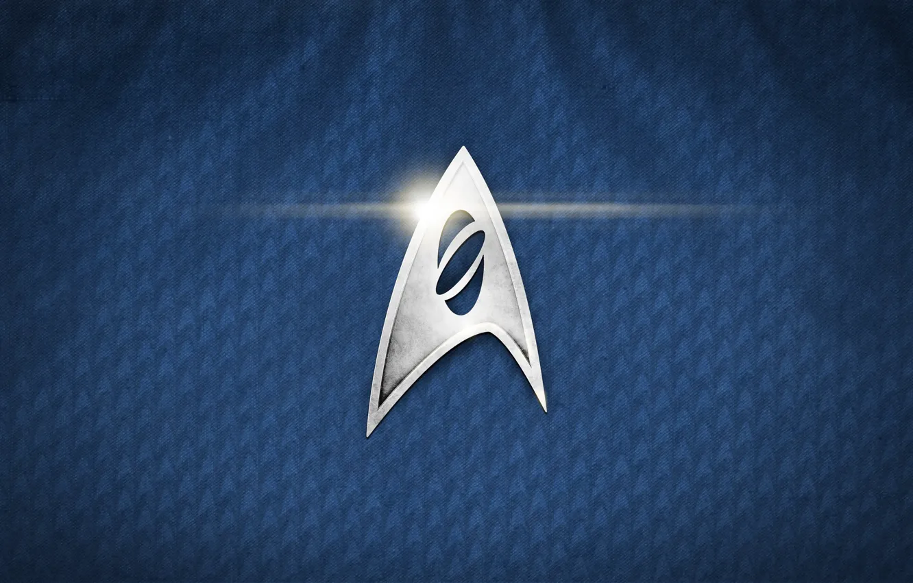 Фото обои cinema, logo, Star Trek, texture, movie, film, uniform, 50th anniversary