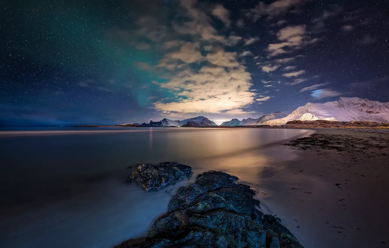 Фото обои Норвегия, Norway, Lofoten Islands, Nordland, Øvrevalle