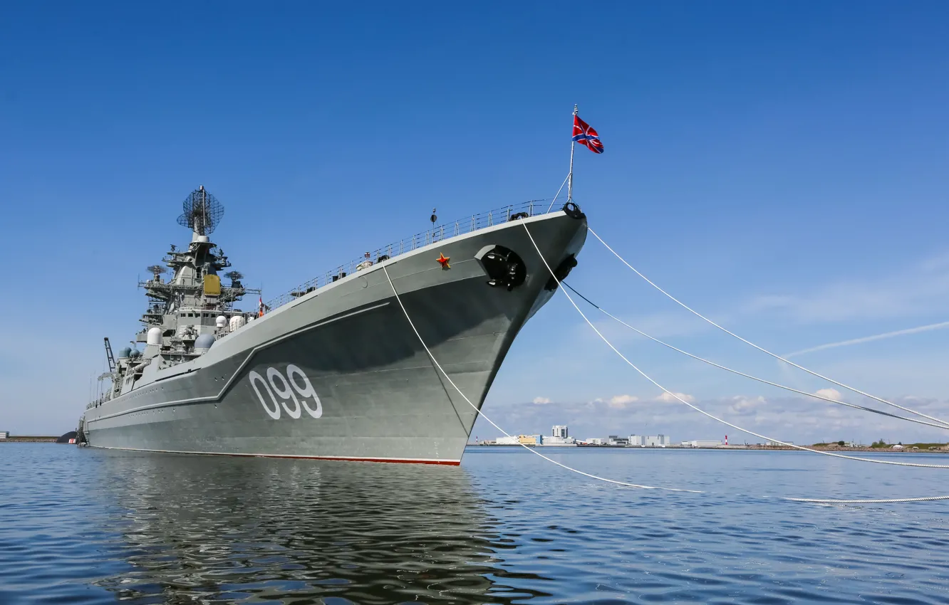 Фото обои Крейсер, ВМФ России, Проект 1144.2 «Орлан»