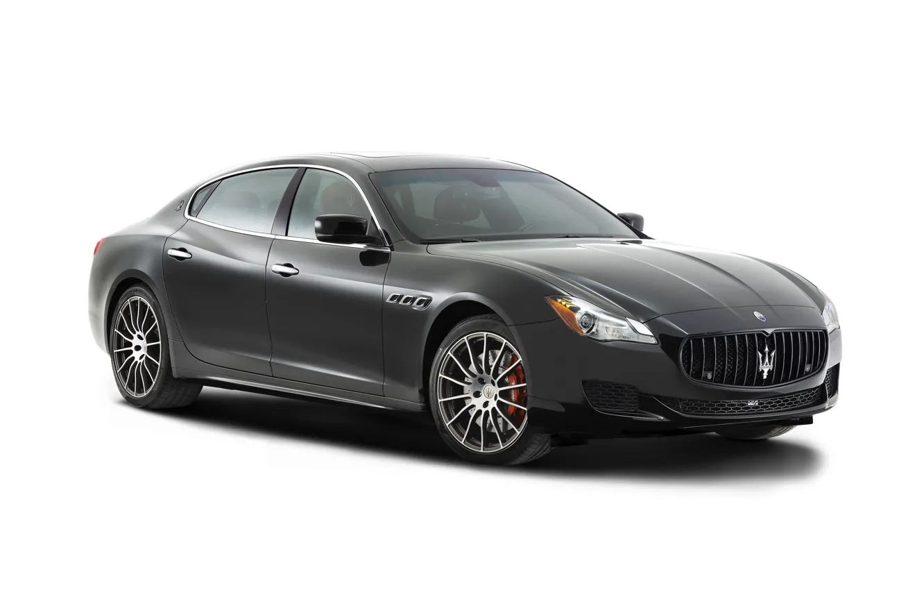 Фото обои Maserati, Quattroporte, белый фон, мазерати, GTS, 2014, кватропорте