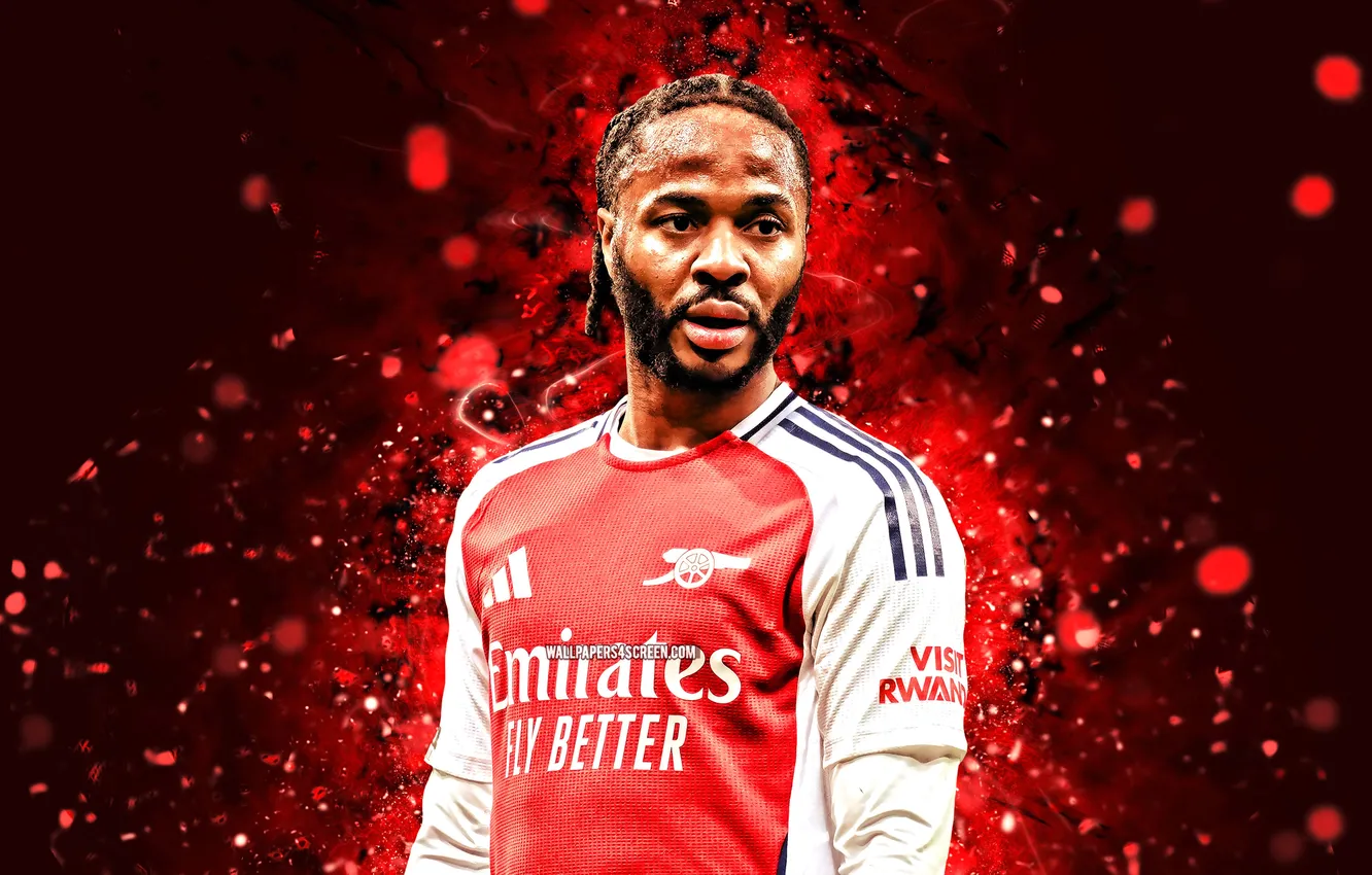 Фото обои Football, Arsenal, Soccer, Gunners, Sterling, Raheem, Raheem Sterling
