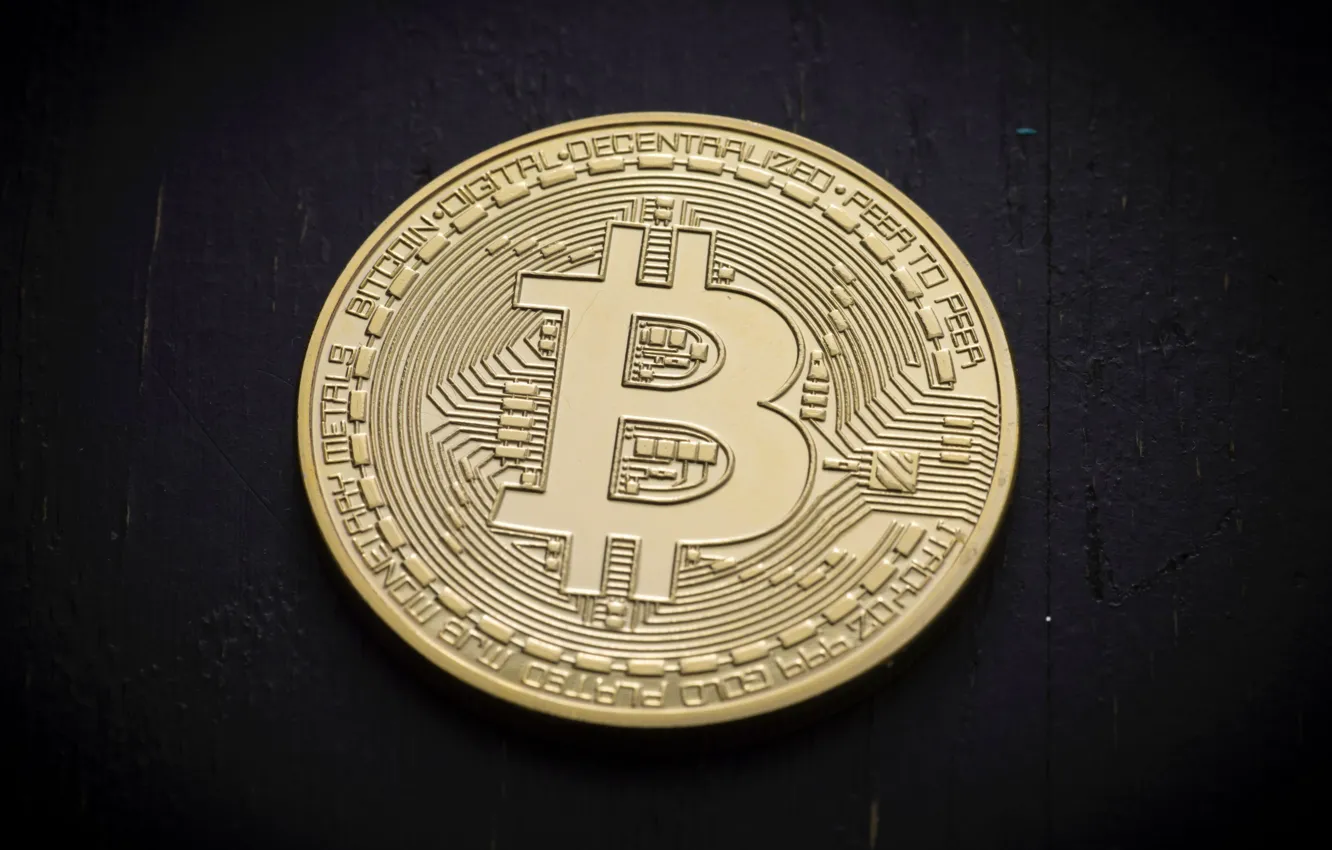 Фото обои фон, чёрный, black, монета, fon, coin, bitcoin, биткоин