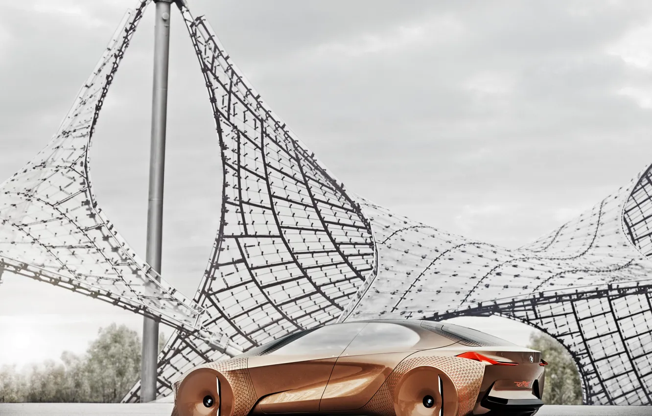 Фото обои Concept, бмв, BMW, концепт, Vision, Next 100