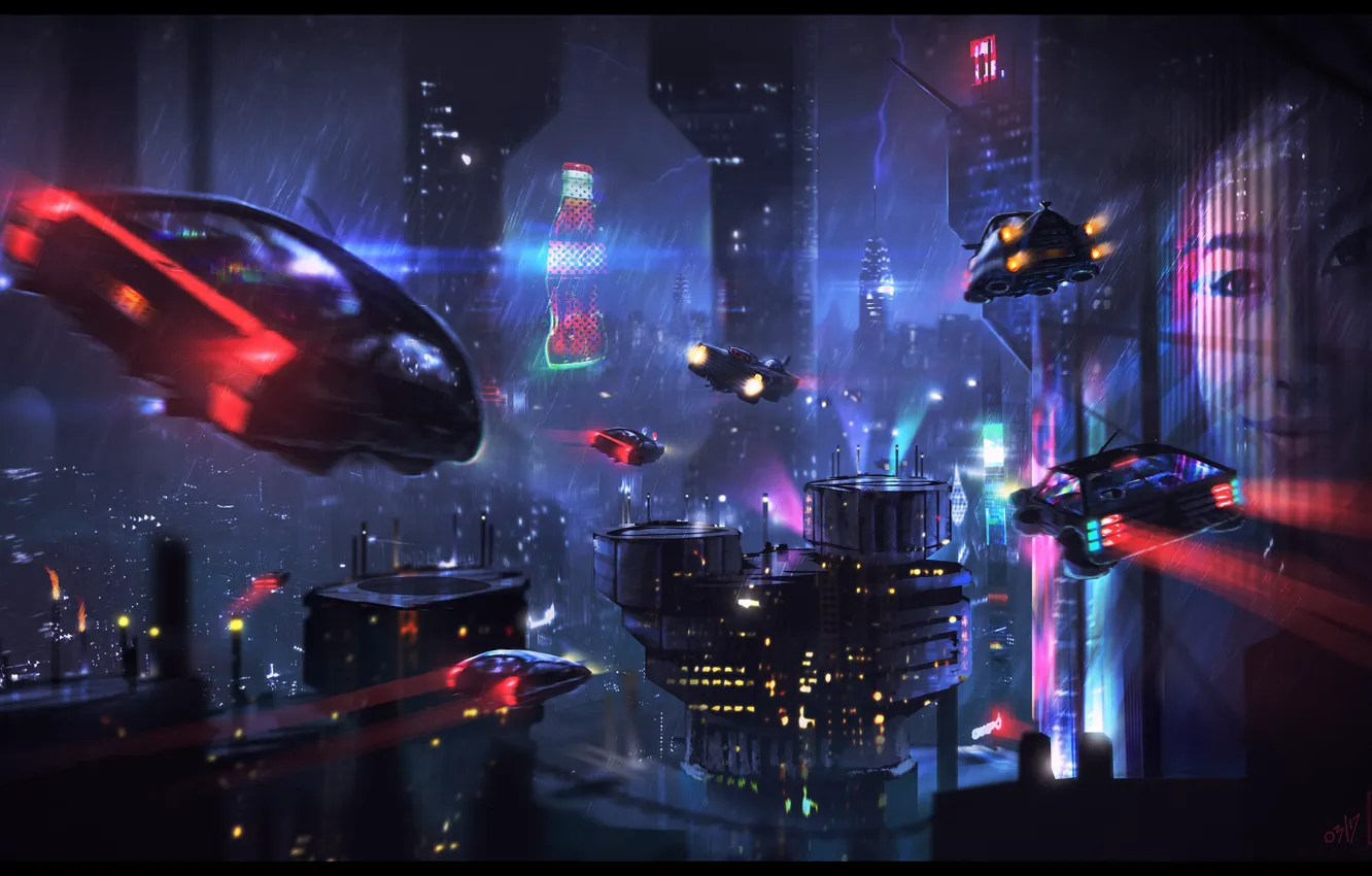 Cyberpunk cars art фото 119