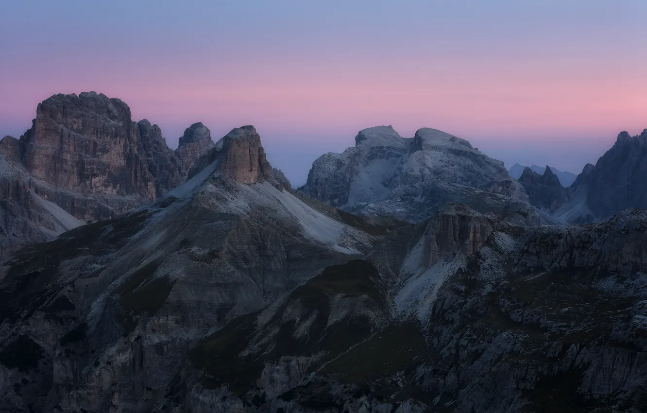 Фото обои небо, горы, природа, скалы, Доломитовые Альпы, Dolomites