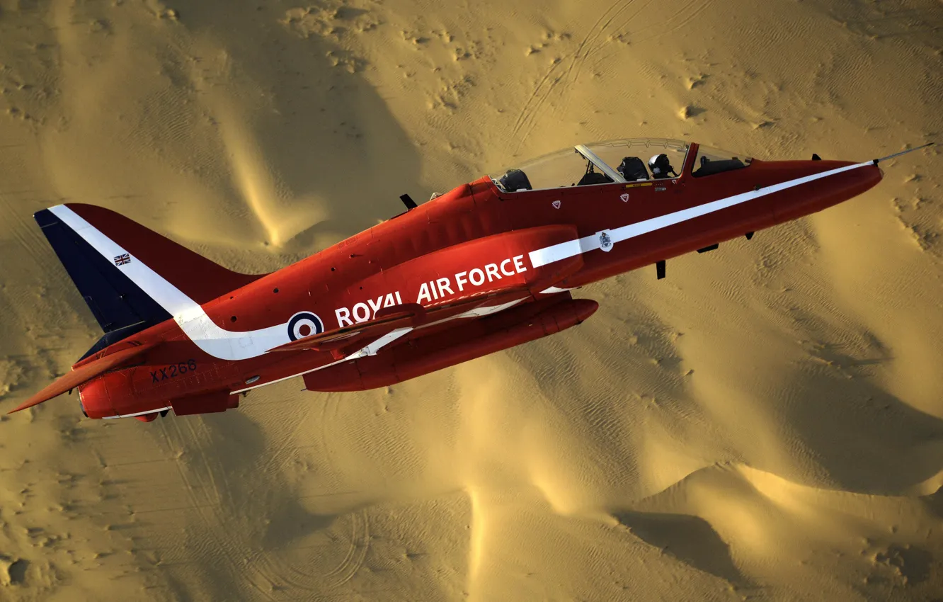 Фото обои Flying, Red Arrows, BaE Hawk, Aerobatic, Formation Flying