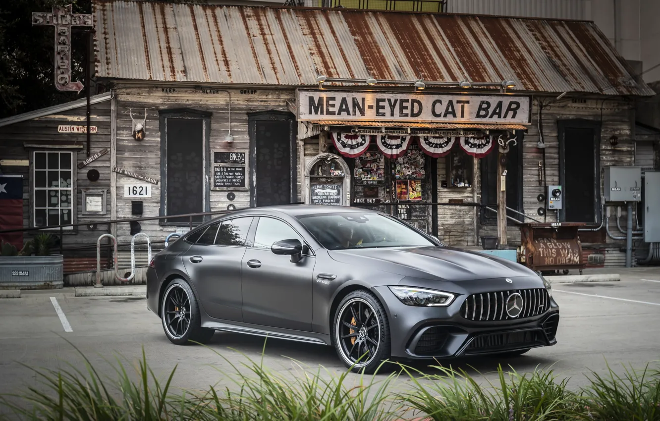 Фото обои Mercedes - Benz, 2018, спортивное купе, Мерседес - Бенц, Mercedes-AMG GT 63S 4MATIC+4Door-Coupe, hyacinth red …