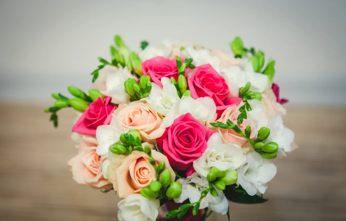 Фото обои цветы, букет, свадьба