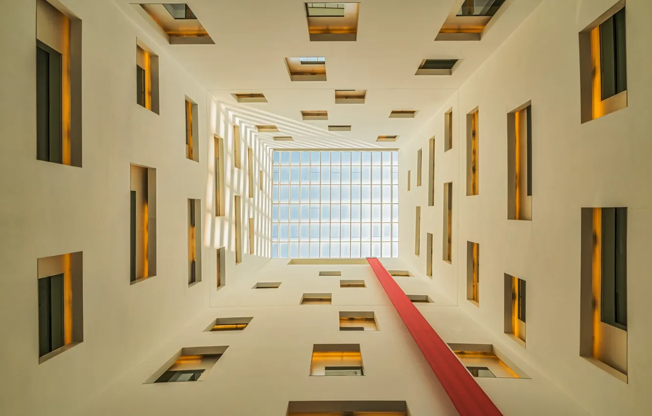 Фото обои здание, окна, windows, building, Antoni Figueras
