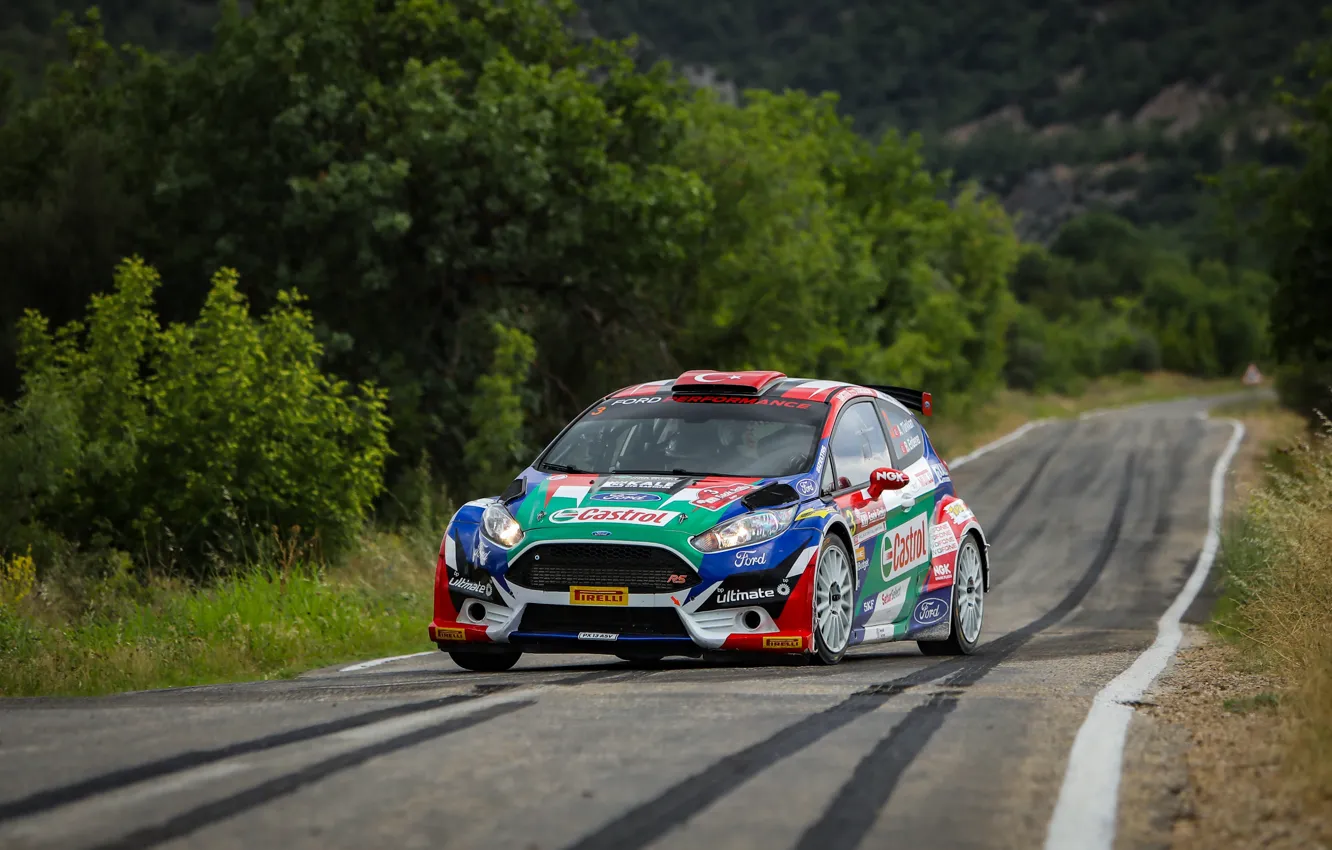 Фото обои Ford, WRC, Rally, Fiesta