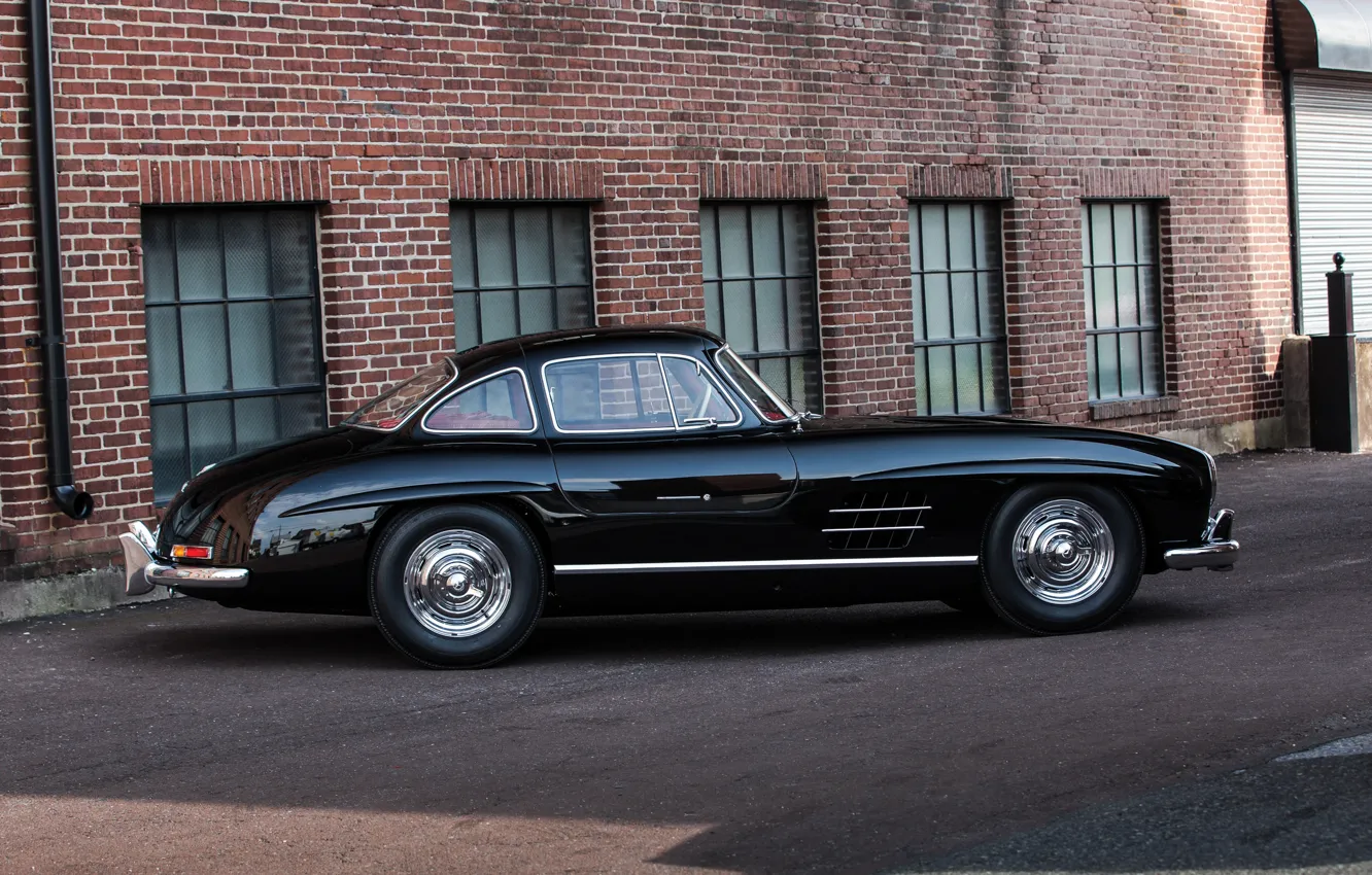Фото обои Mercedes-Benz, 300SL, gorgeous, perfection, Mercedes-Benz 300 SL, Gullwing, side view