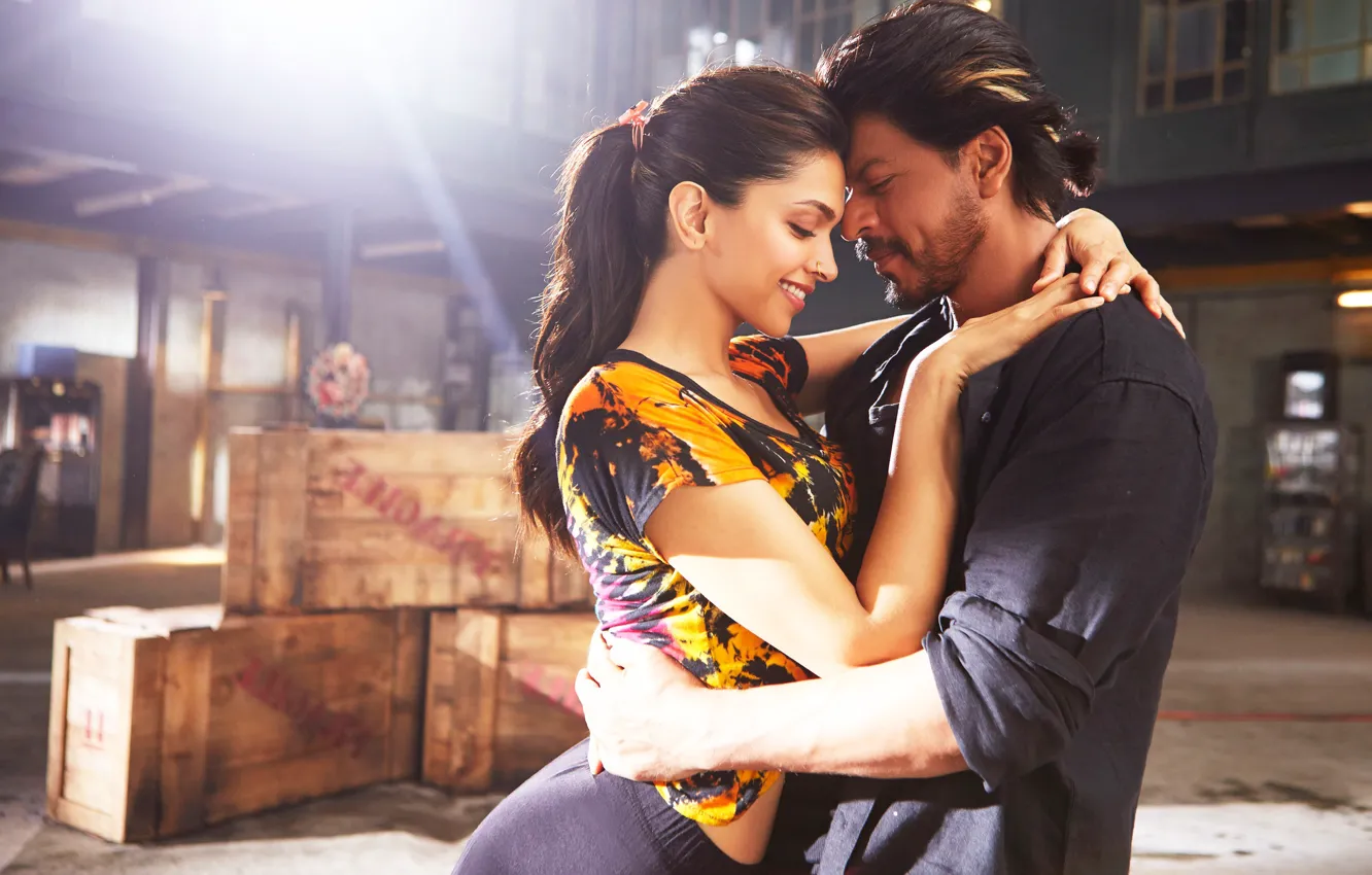 Фото обои девушка, мужчина, индия, Shahrukh Khan