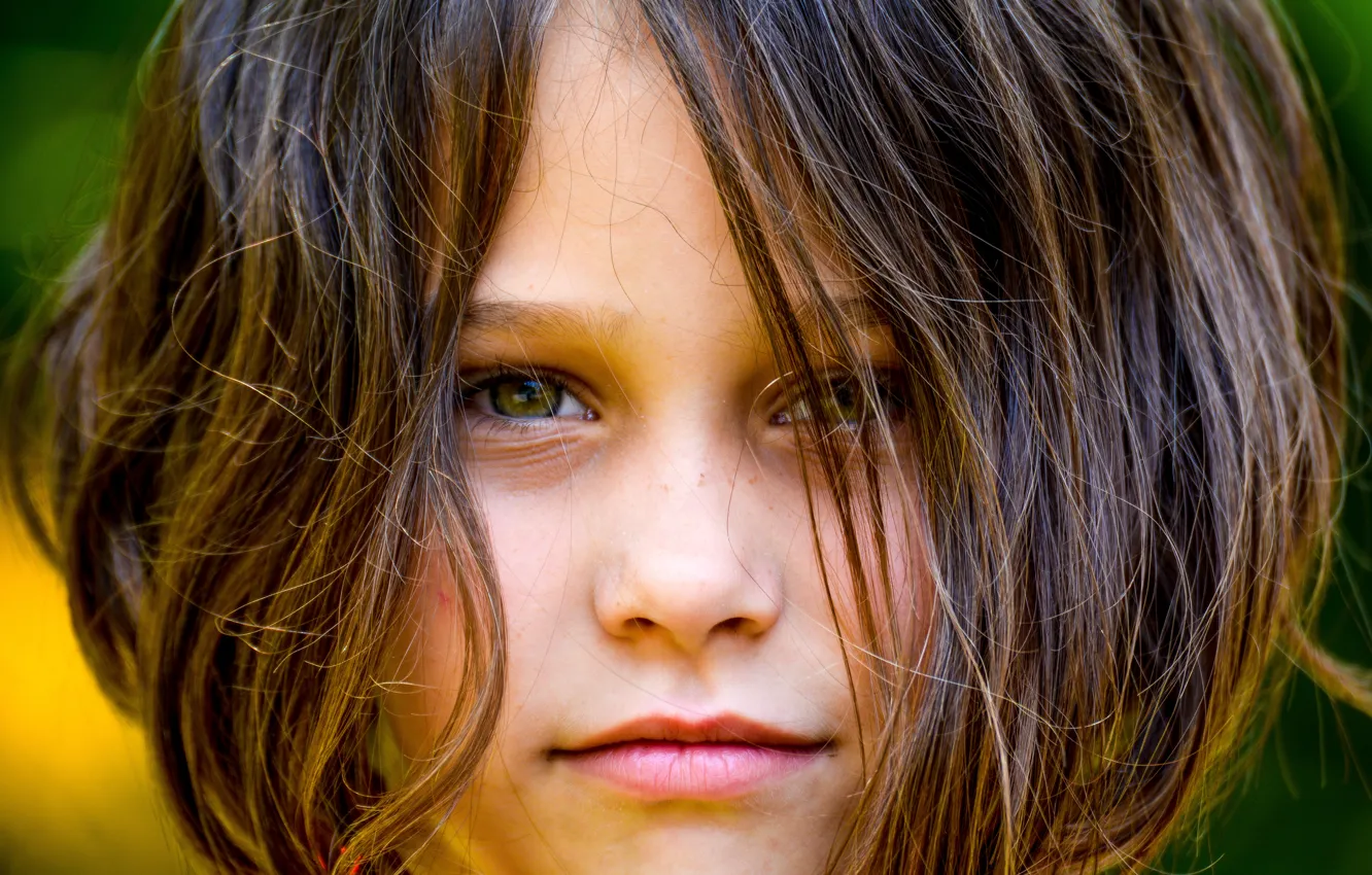 Фото обои girl, child, kid, portrait, beauitiful