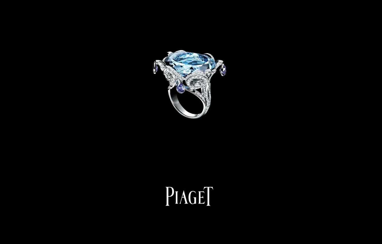 Фото обои кольцо, украшение, diamond, аметист, PIAGET, топаз