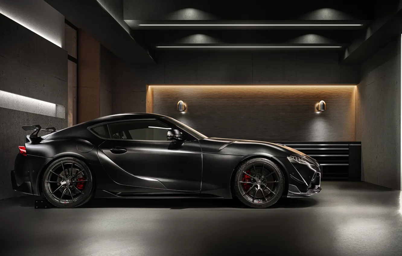 Фото обои supra, toyota, fina edition