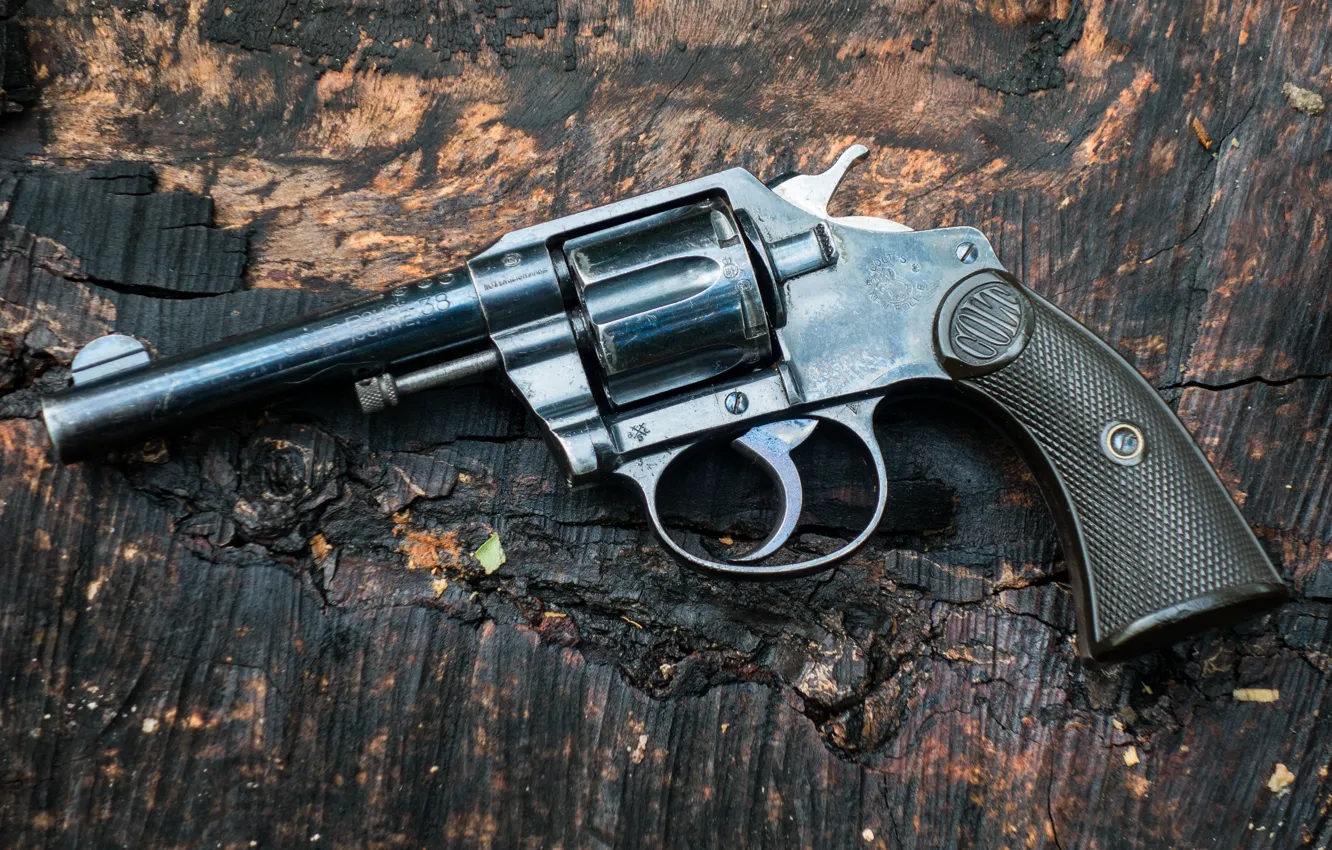 Фото обои оружие, фон, ствол, револьвер, Colt