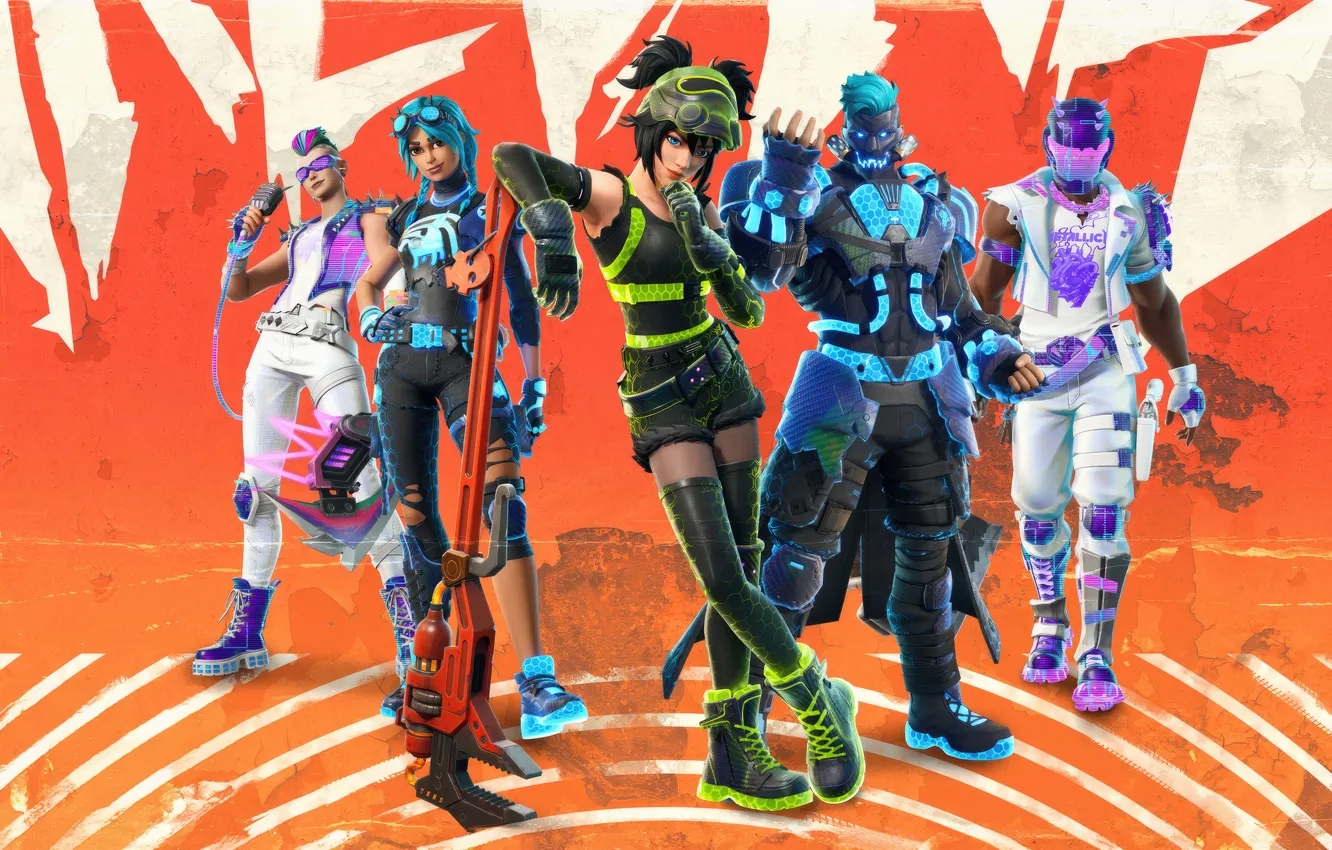 Фото обои battle, royale, fortnite