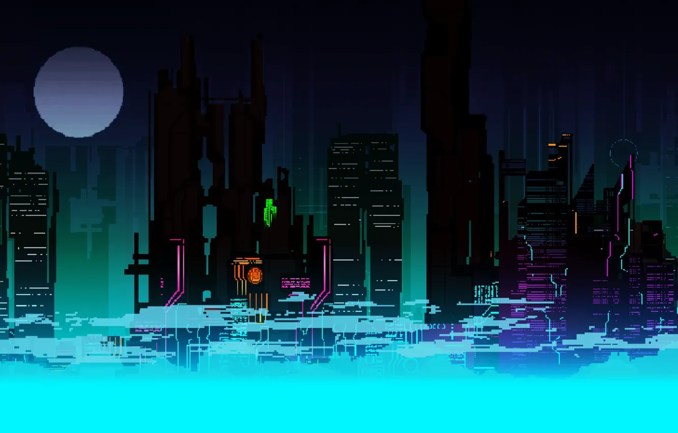 Cyberpunk wallpaper pixel фото 70