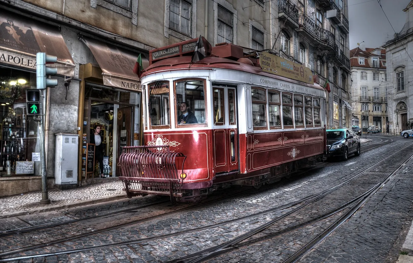 Фото обои Lisboa, Portugal, Carris, Tranvia