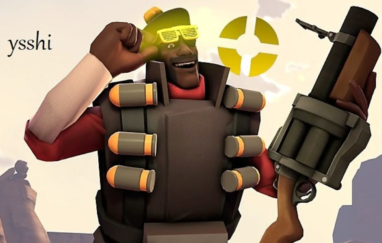Фото обои игры, tf2, деомен