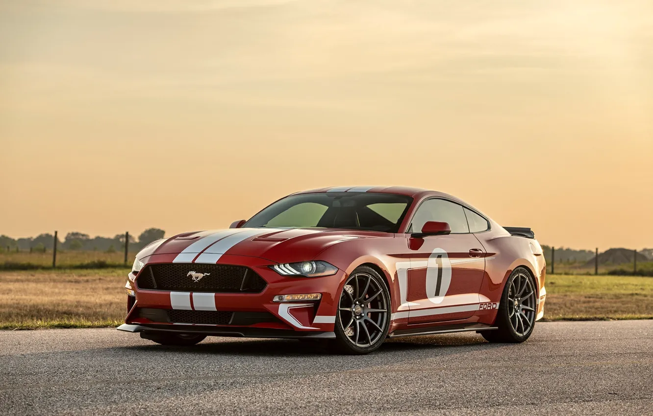 Фото обои Mustang, Ford, muscle car, Hennessey, Hennessey Ford Mustang Heritage Edition