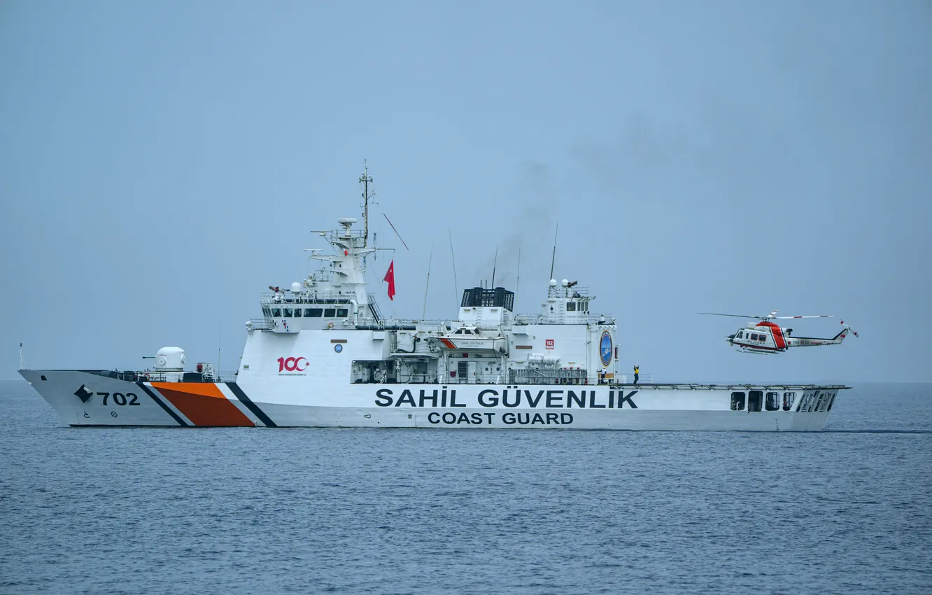 Фото обои Турция, береговая охрана, патрульный корабль, SG-702, TCSG Güven