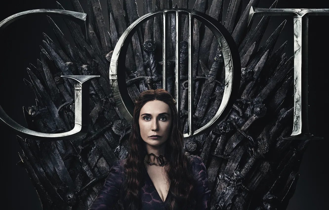 Фото обои трон, Игра Престолов, Game Of Thrones, Melisandre, Poster, Carice van Houten, Мелисандра, Кэрис ван Хаутен