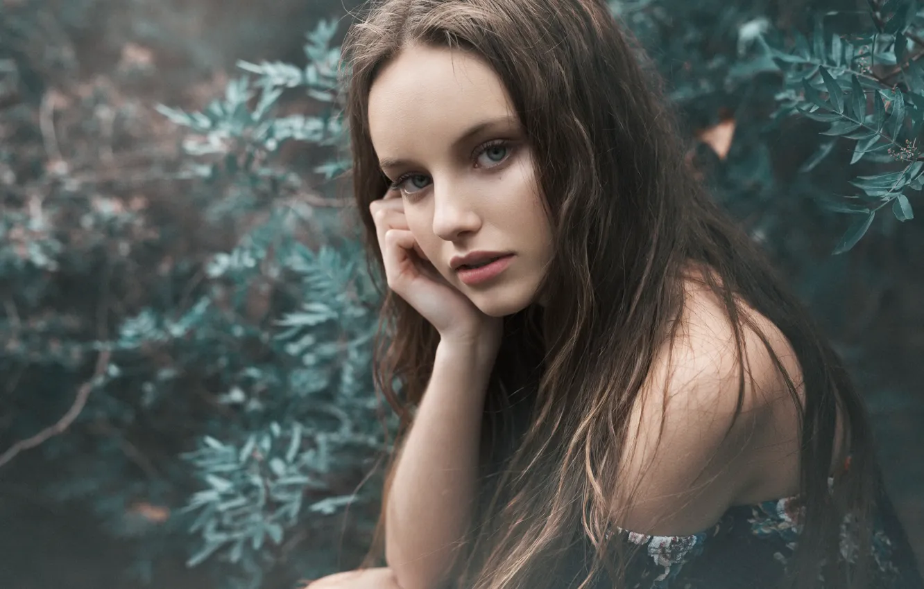 Фото обои девушка, портрет, Claudia Seguí