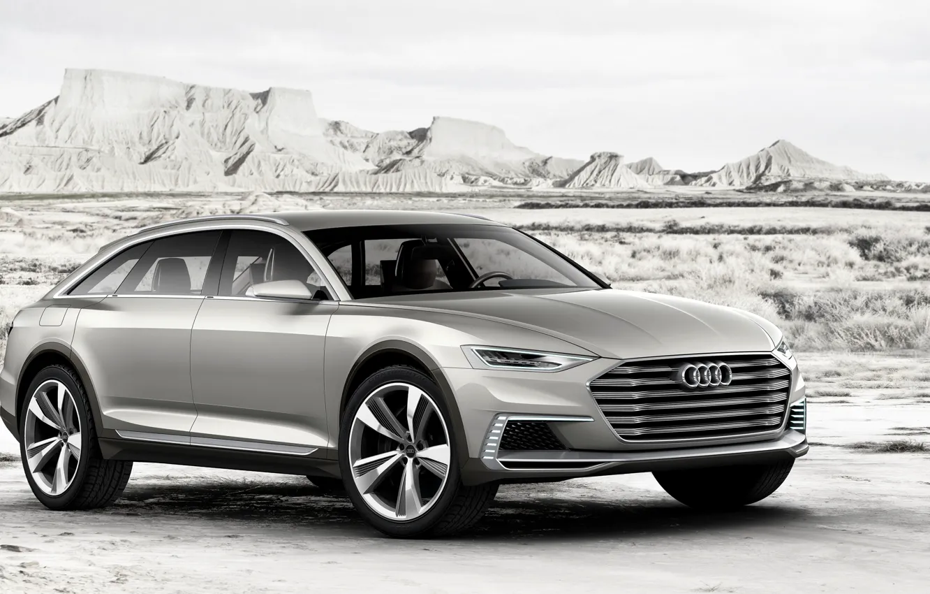 Фото обои Concept, Audi, Allroad, универсал, AWD, 2015, Prologue