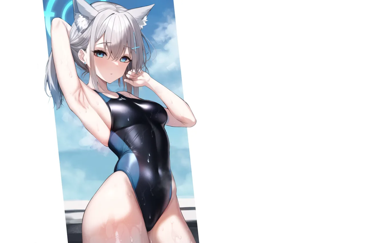 Фото обои kawaii, girl, hot, sexy, animal ears, sexy girl, anime, pretty