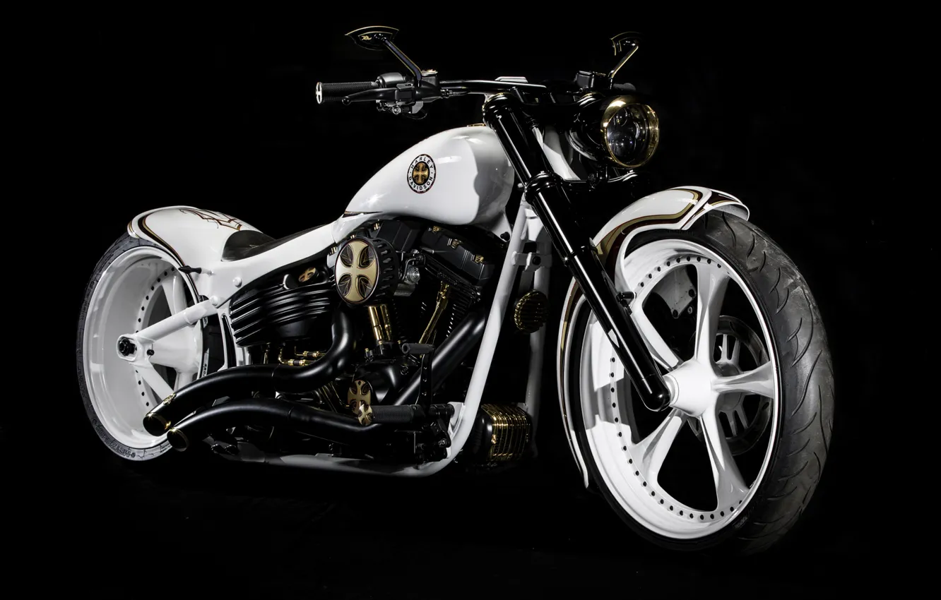 Фото обои стиль, мотоцикл, Harley Davidson