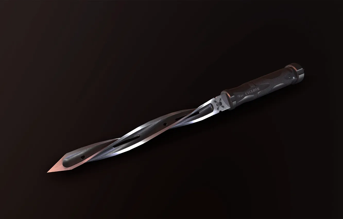 Фото обои rendering, knife, m48 cyclone
