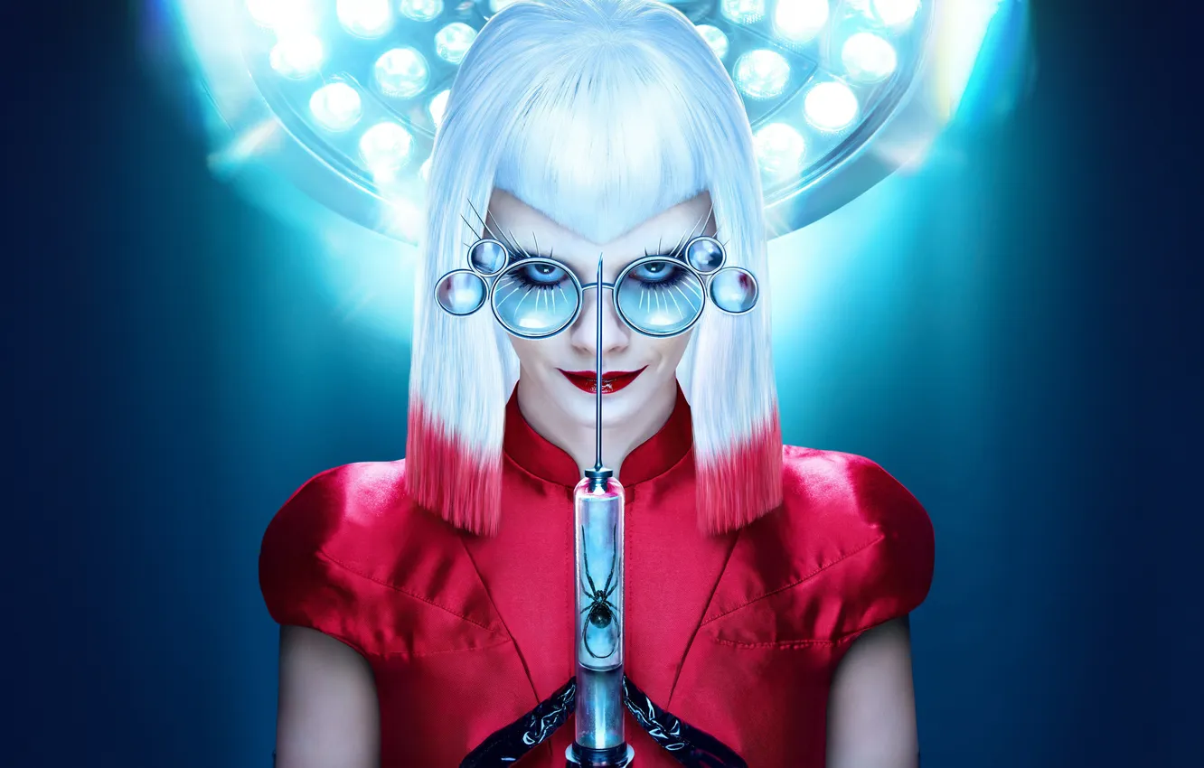 Фото обои взгляд, очки, сериал, Cara Delevingne, Кара Делевинь, American Horror Story: Delicate, Айви Эренрайк, Американская история …