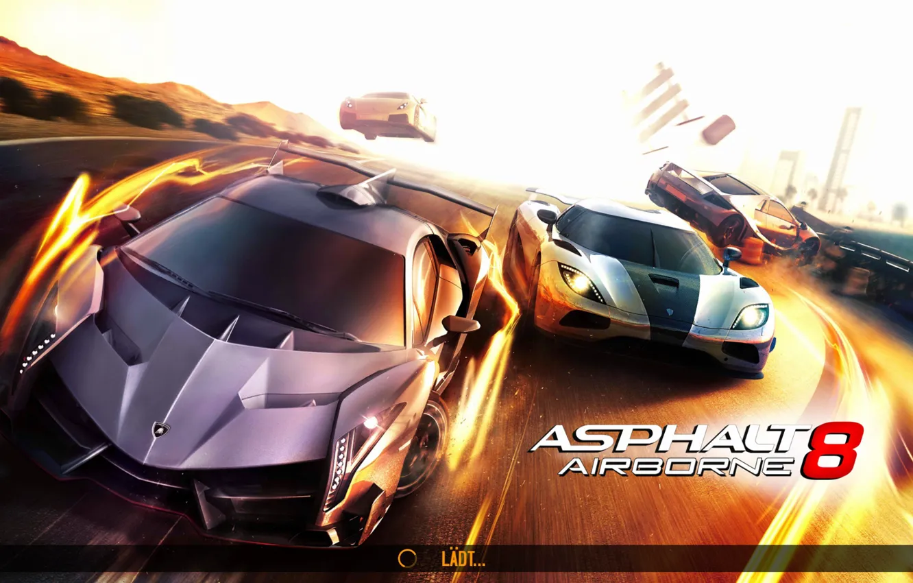 Фото обои гонки, airborne, asphalt8