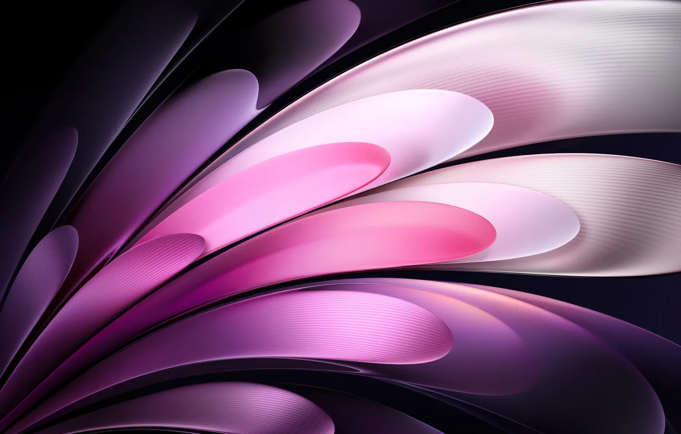 Фото обои abstract, gradient, Dark theme, Vivo Pad