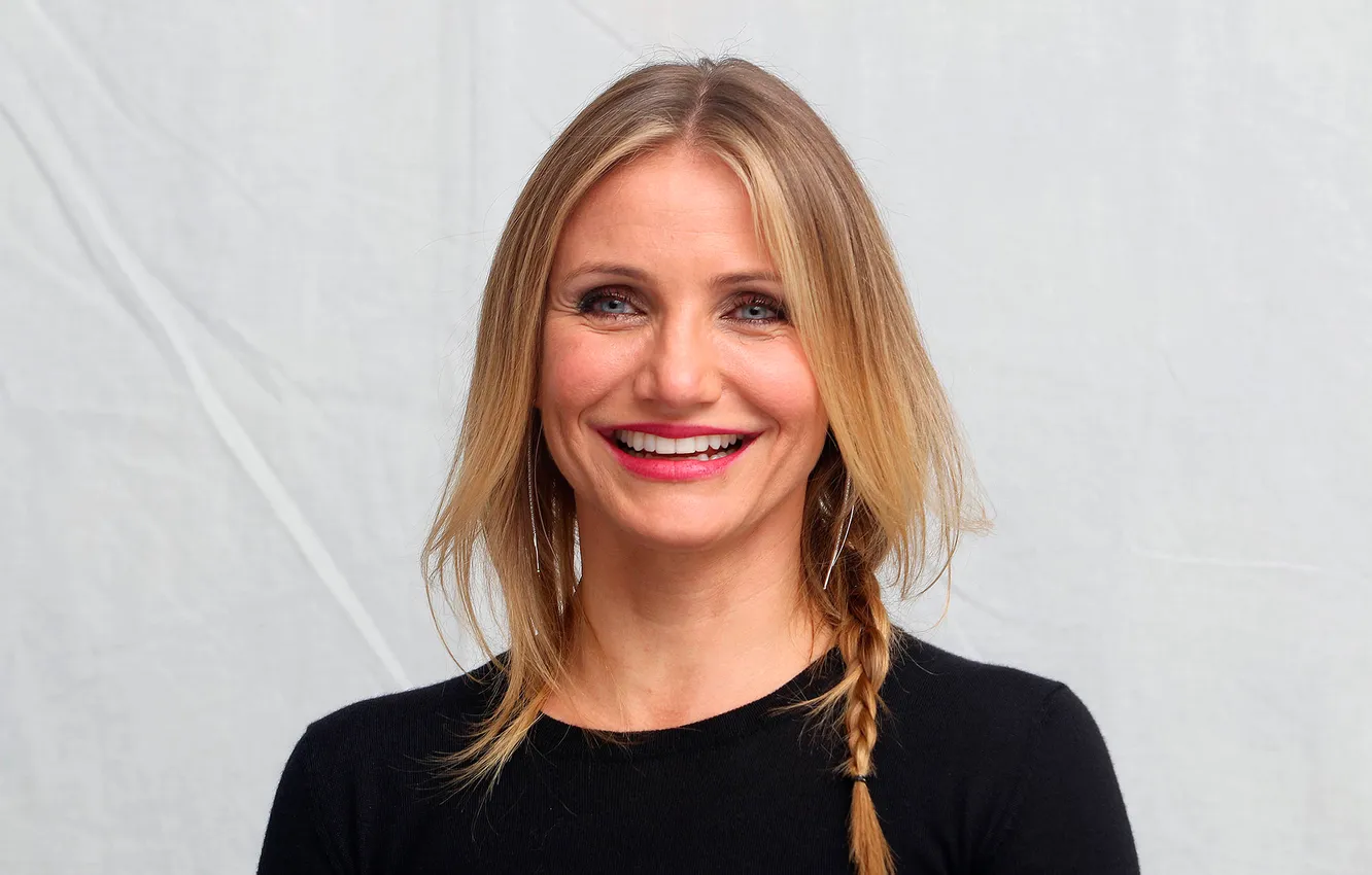 Фото обои Cameron Diaz, Annie, пресс-конференция, Энни