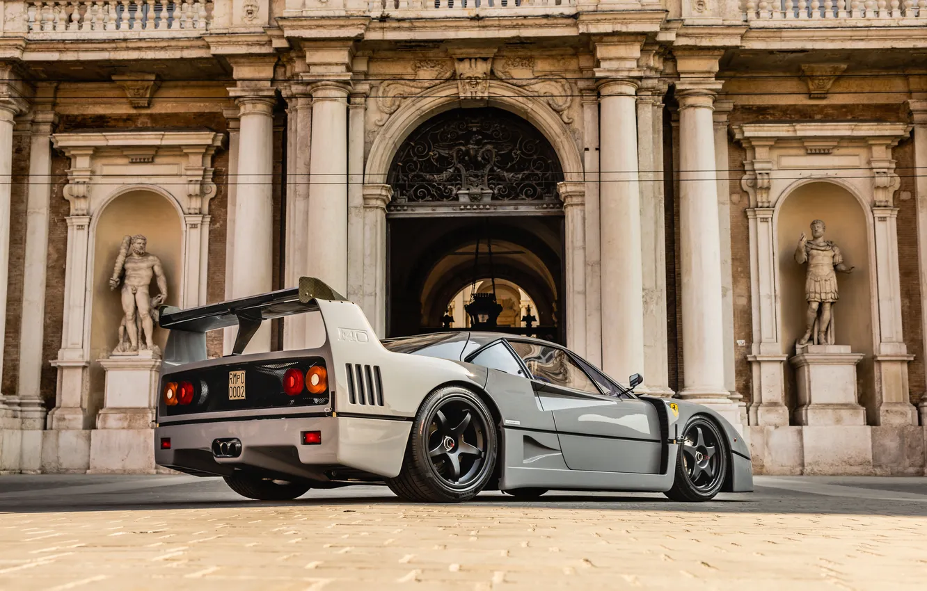 Фото обои Ferrari, F40, 1993, Ferrari F40 Competizione by Cavallino Racing