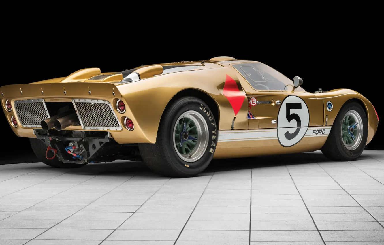 Фото обои Ford, 1966, 24 Hours of Le Mans, 24 часа Ле-Мана, GT40, Спорткар, Sports car, Ford …