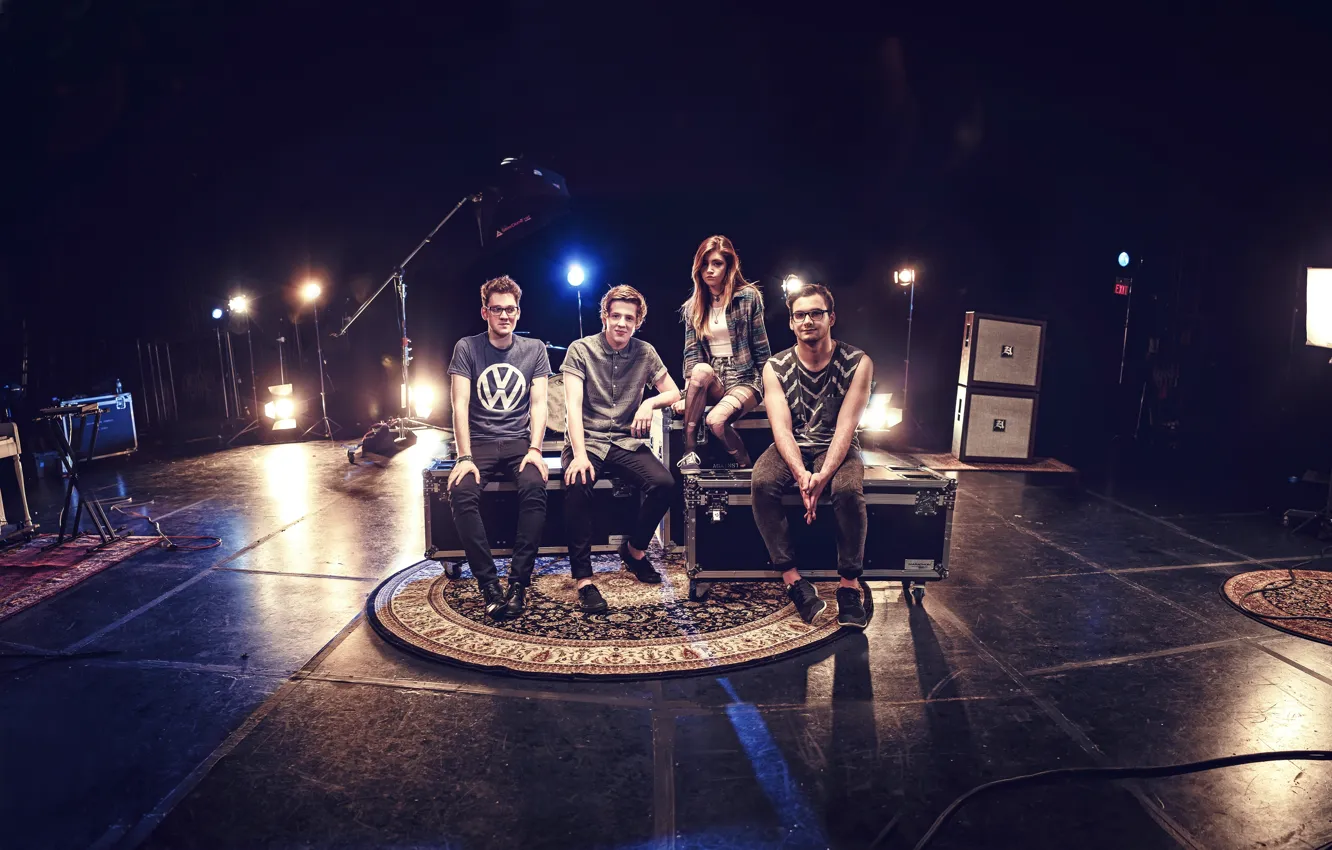 Фото обои pop rock, Pop Punk, Against The Current, Chrissy Costanza, Alex Goot, Will Ferri, Dan Gow