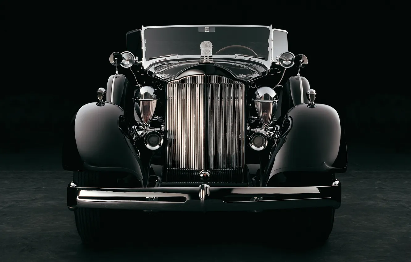 Фото обои Super, Packard, 1934, Eight, Phaeton, Cowl