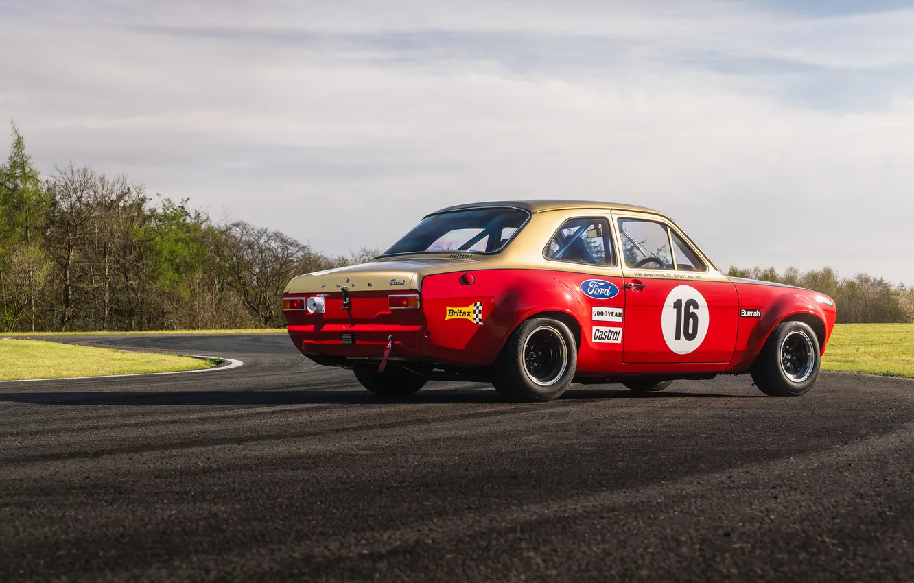 Фото обои ford, escort, motorworks, boreham, 68 edition, alan mann