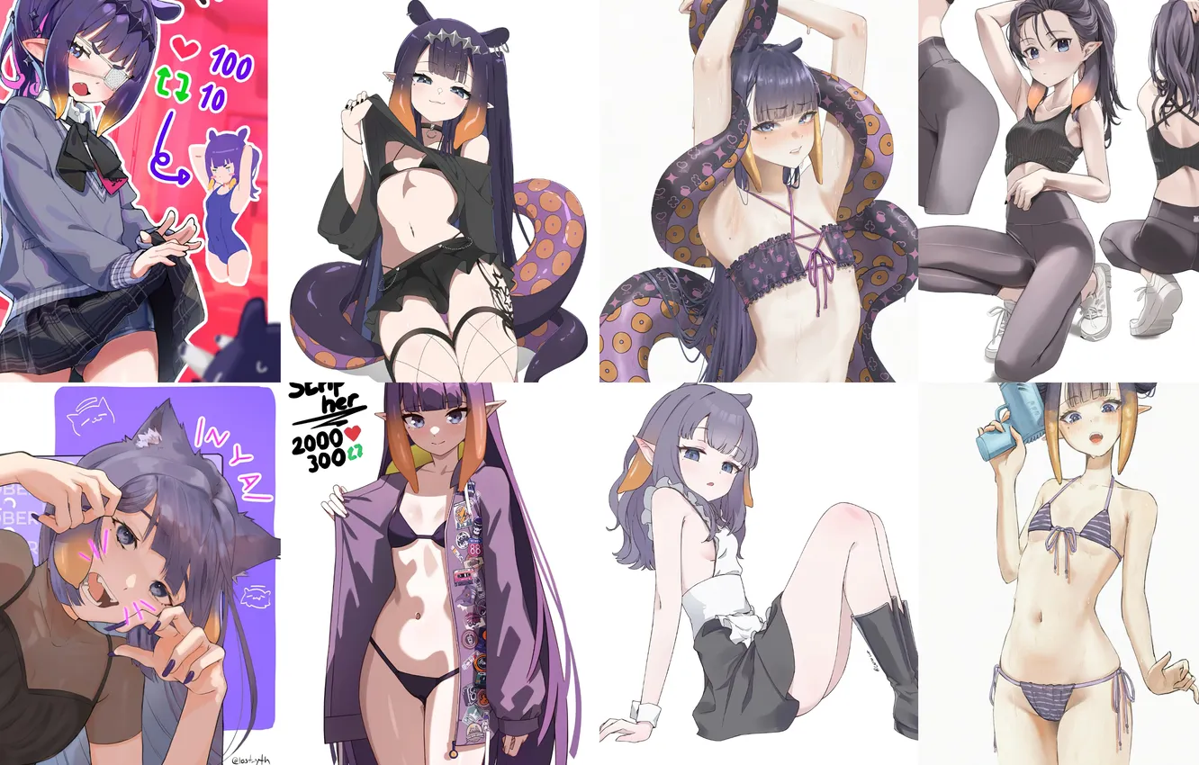Фото обои Anime, Virtual YouTuber, ninomae ina'nis, Anime Art