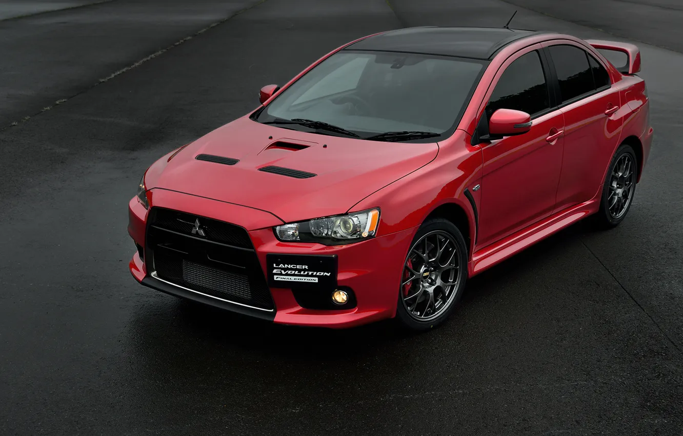 Фото обои Mitsubishi, Lancer, лансер, эво, мицубиси, Evolution X, 2015