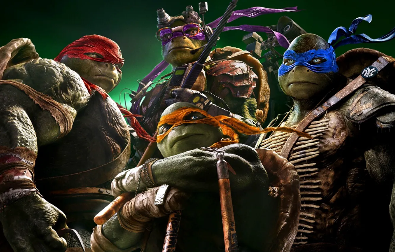 Фото обои TMNT, 2014, NINJA, TURTLES (2014)