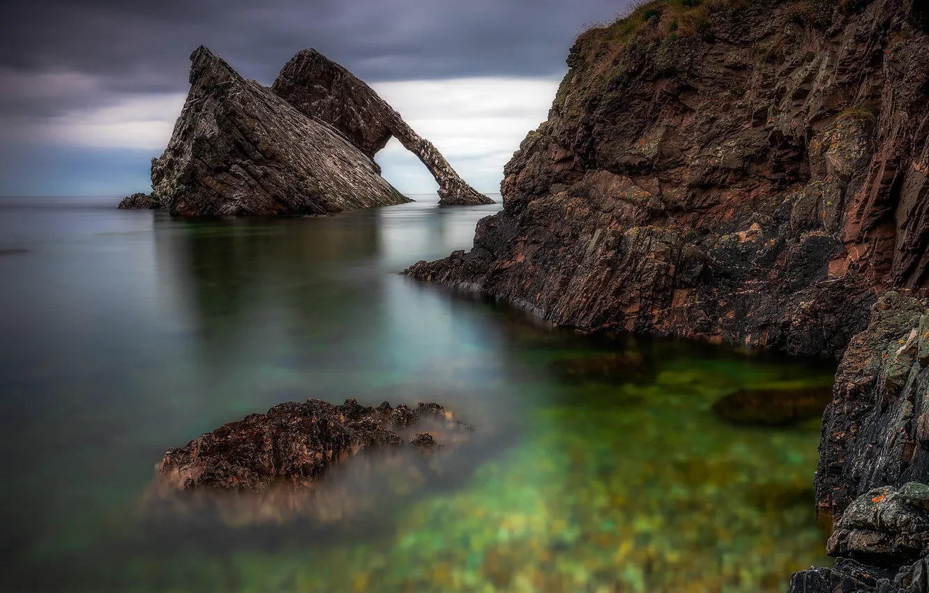 Фото обои Scotland, United Kingdom, Portknockie