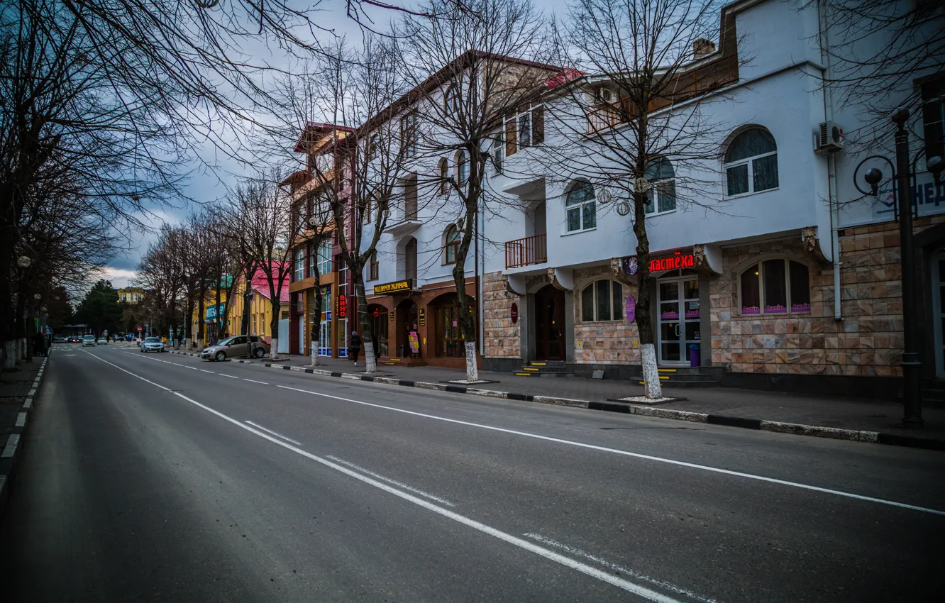 Фото обои Дорога, Город, Анапа, Краснодарский край