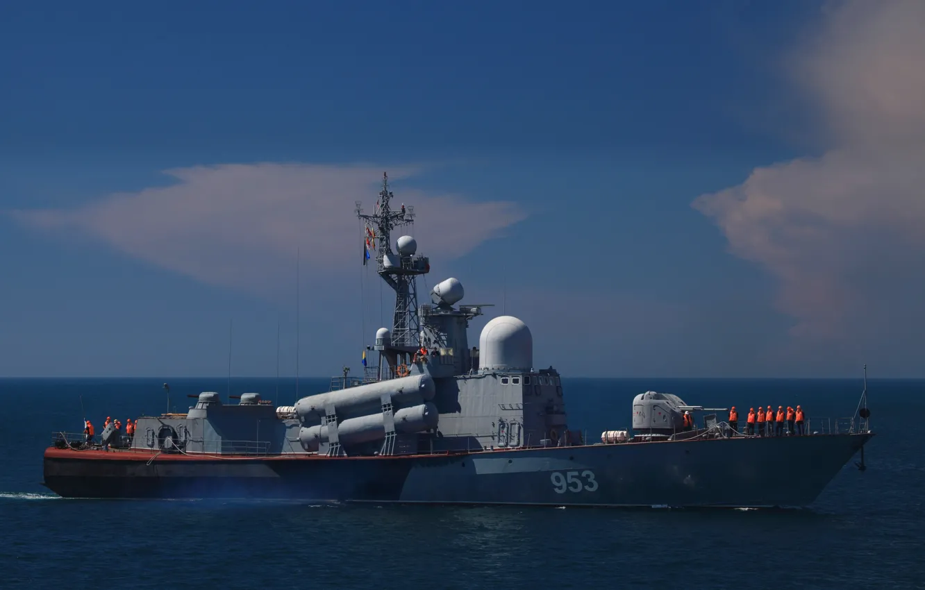 Фото обои корабль, ракетный, Черное море, Р-239
