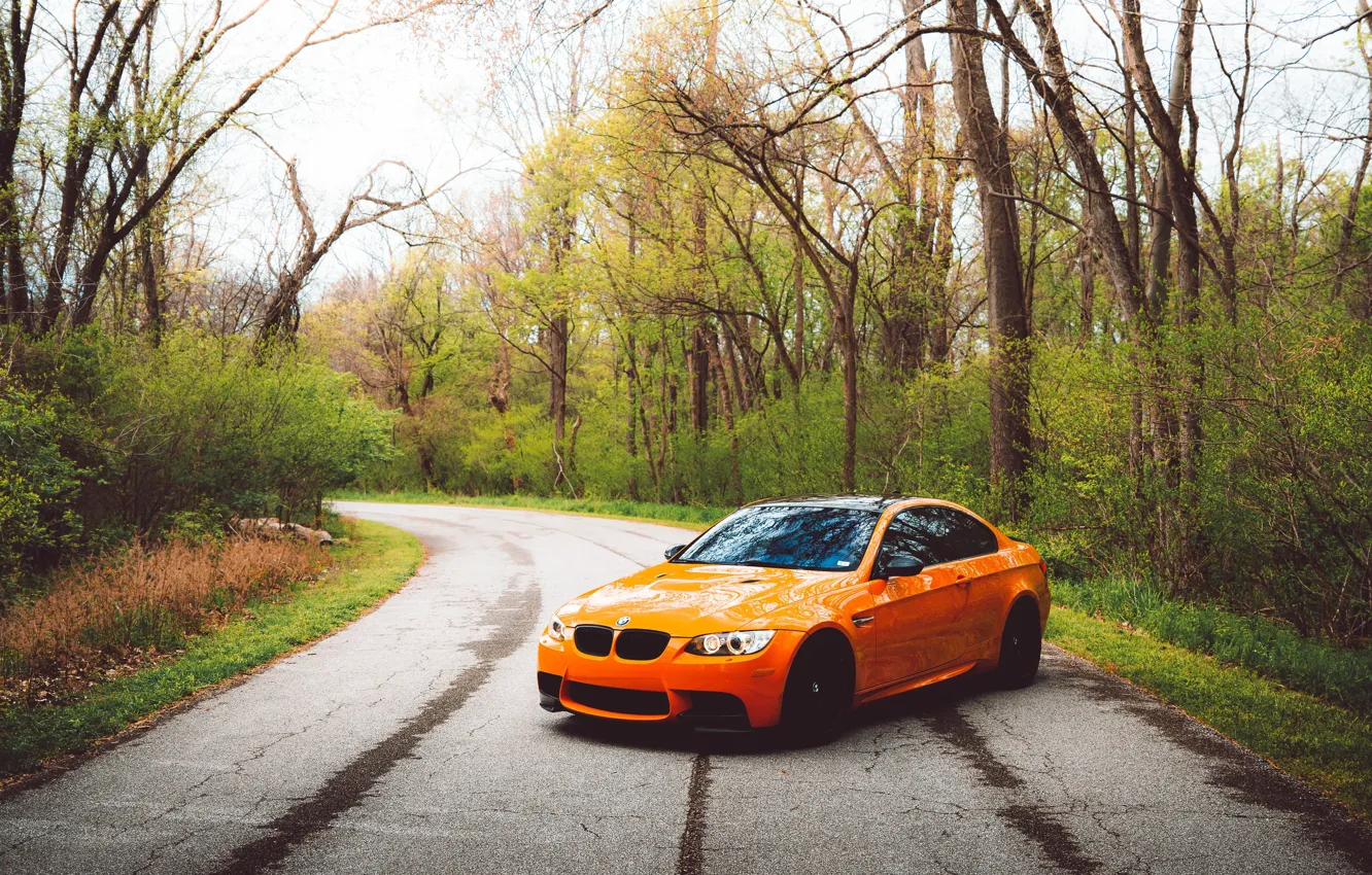 Фото обои E92, Lime Rock Park Edition, M3, Turn