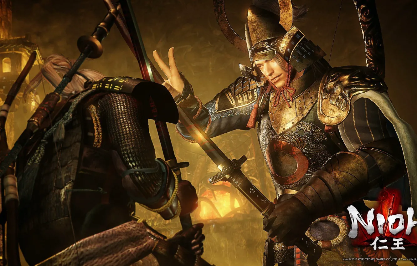 Фото обои sword, game, armor, katana, fight, ken, blade, samurai